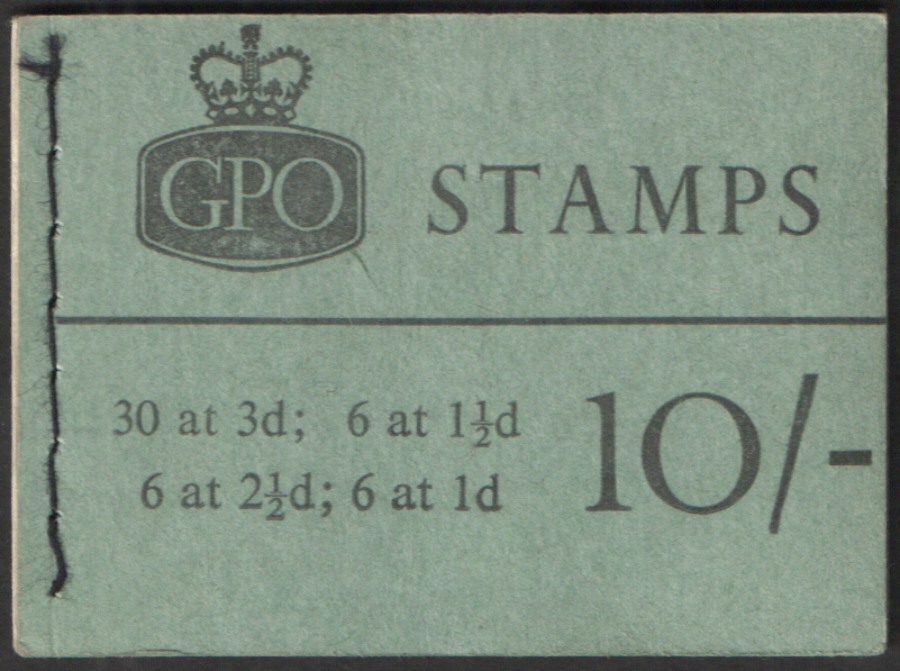 (image for) X9 December 1964 Elizabeth II 10/- Stitched Booklet - Click Image to Close